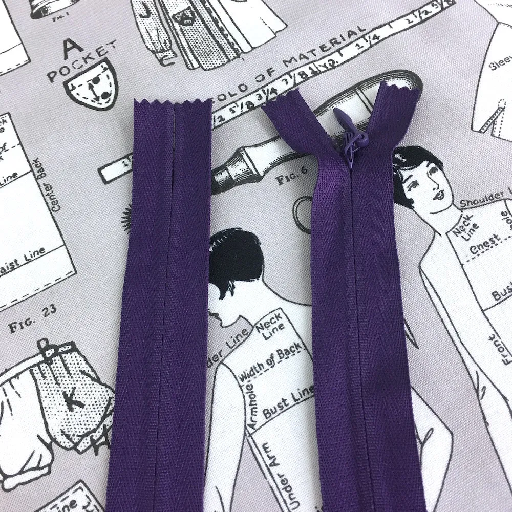 14" (36cm) Invisible Zip