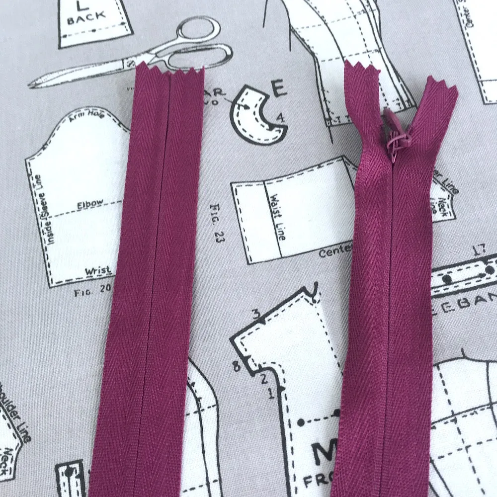 14" (36cm) Invisible Zip