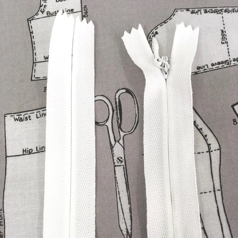 14" (36cm) Invisible Zip