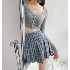 Academia plaid skirt
