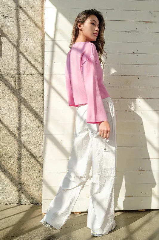 Autumn Cargo Pants White