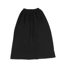 BAMBOO BLACK SOFT KNIT FLAIR SKIRT [Final Sale]