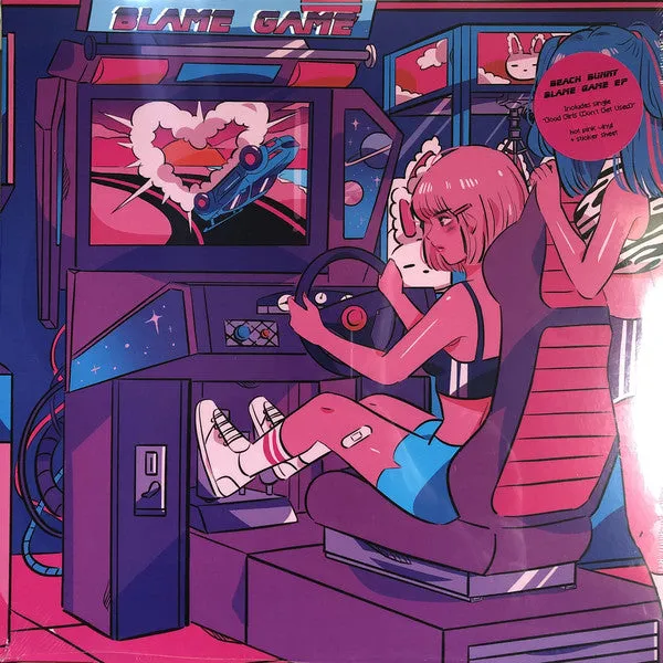 BEACH BUNNY - BLAME GAME (PINK COLOURED 12" EP) VINYL