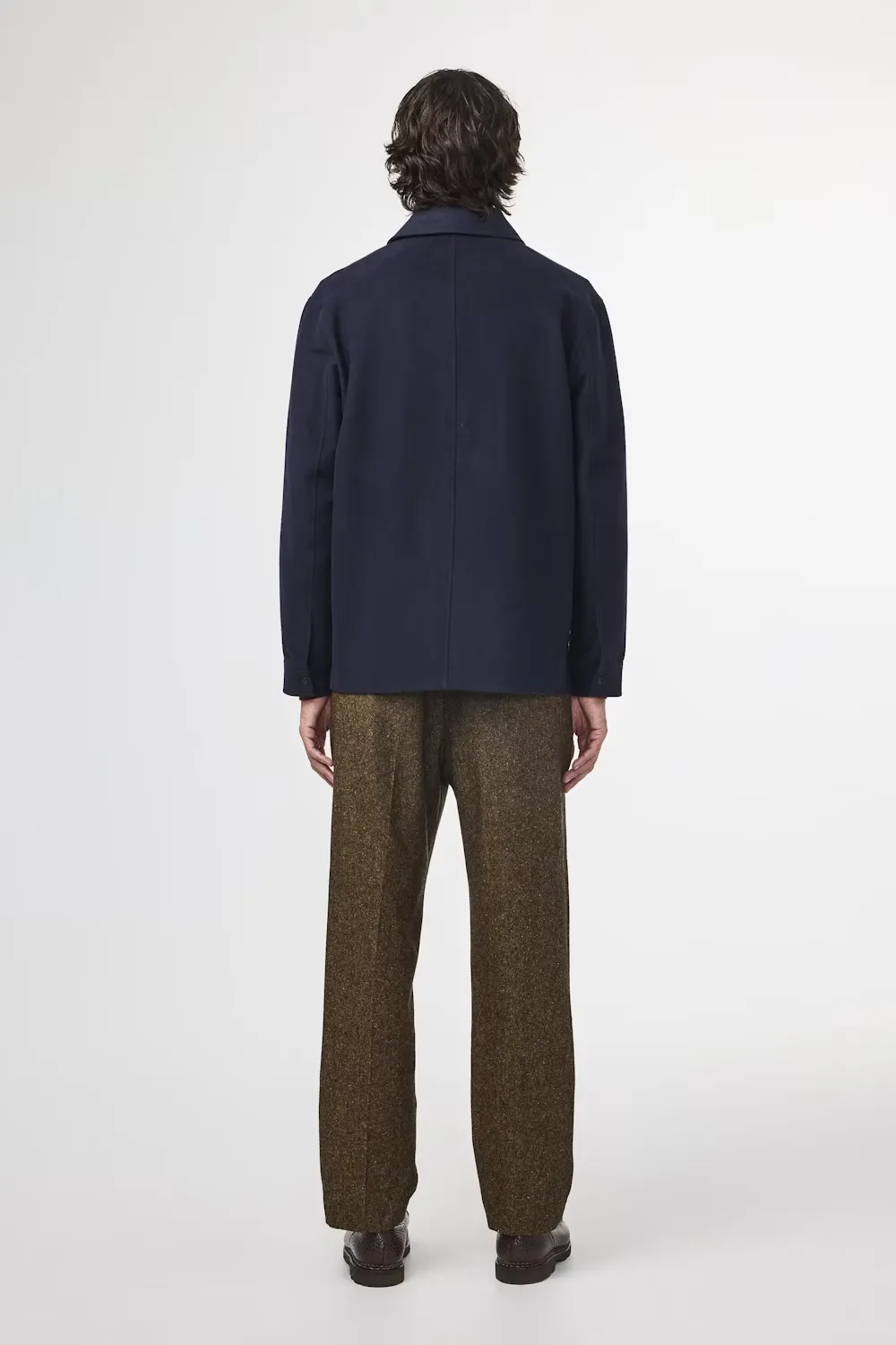 Blaze Organic Cotton Overshirt - Navy