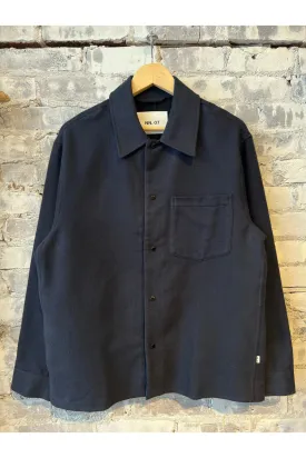 Blaze Organic Cotton Overshirt - Navy