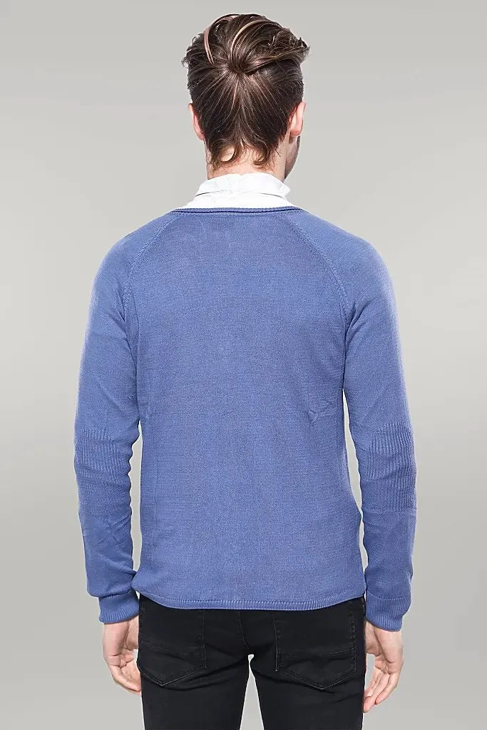 Blue Cotton Knitwear - Wessi