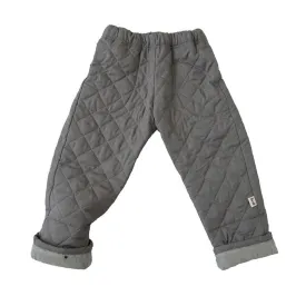 BUM PATCH PANT - QUILTED GREY