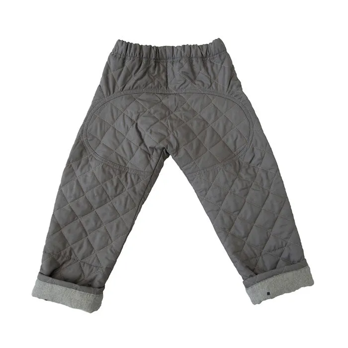 BUM PATCH PANT - QUILTED GREY