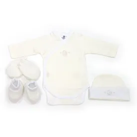 Cambrass Set New Born 4pcs Liso Beige