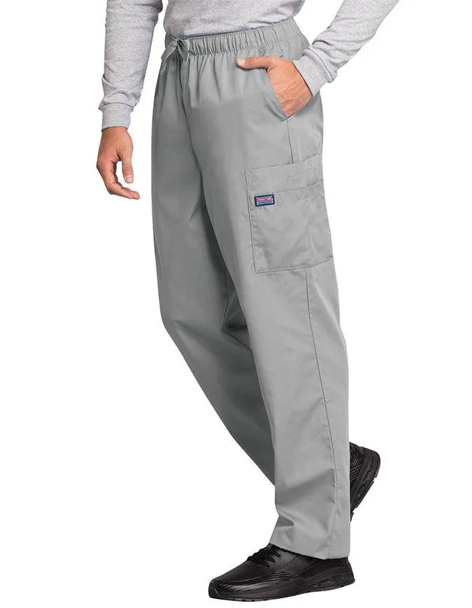 Cherokee Workwear Men's Drawstring Cargo Tall Scrub Pant