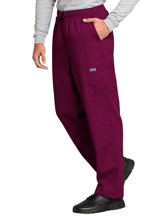 Cherokee Workwear Men's Drawstring Cargo Tall Scrub Pant