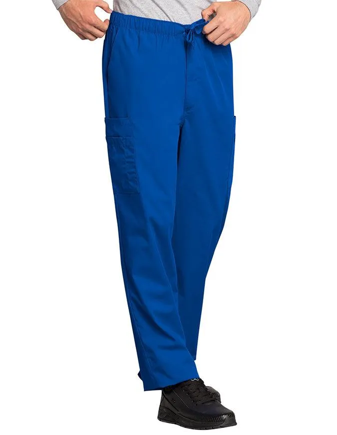 Cherokee Workwear Men's Drawstring Cargo Tall Scrub Pant