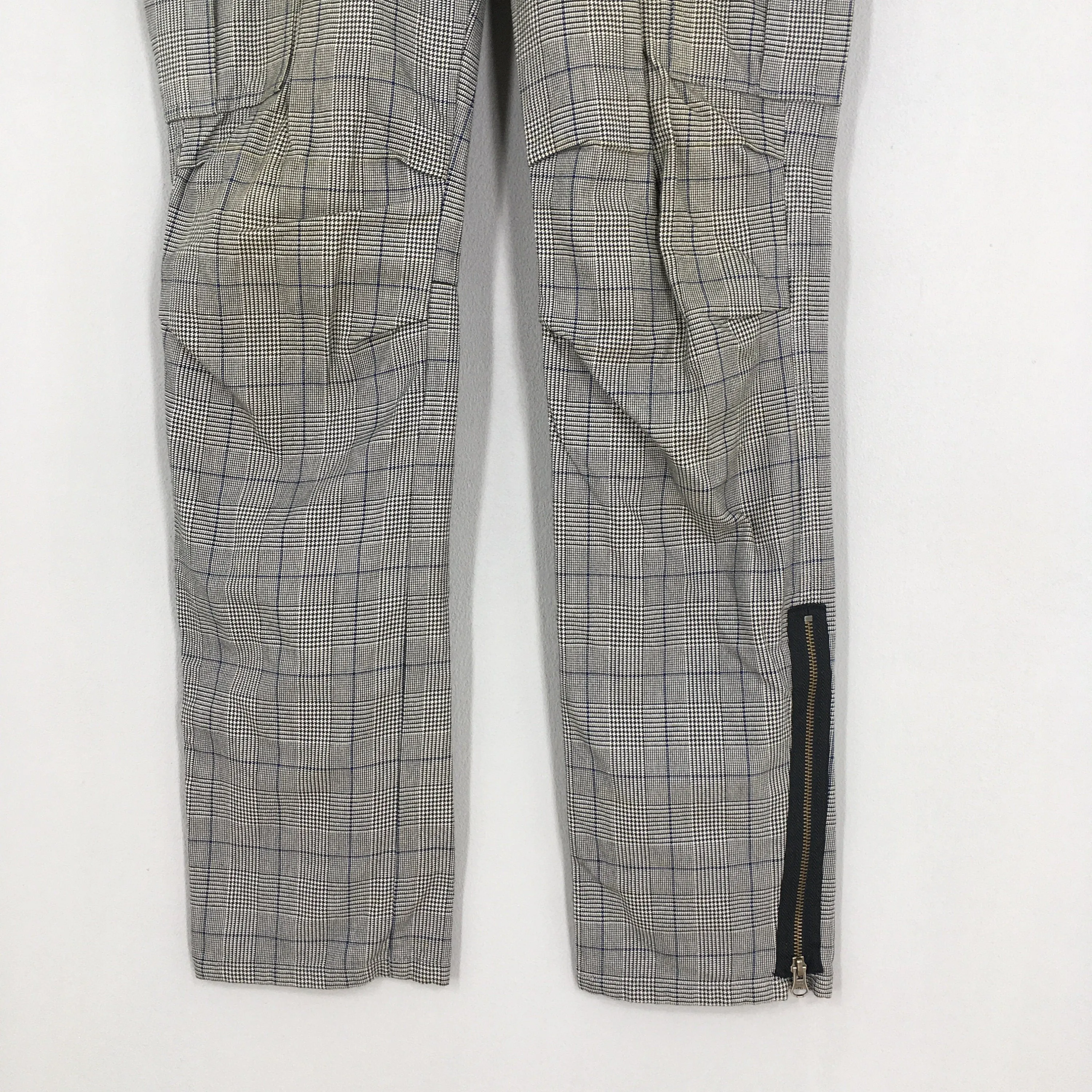 Comme Ca Commune Checkered Cargo Pants Size 30x31.5