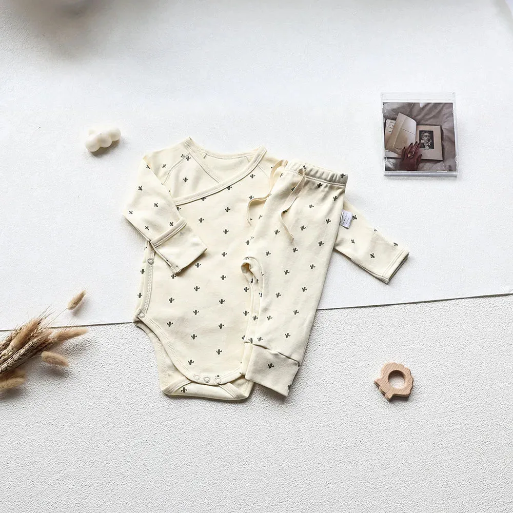 Cotton Baby Bodysuit with Option Pants