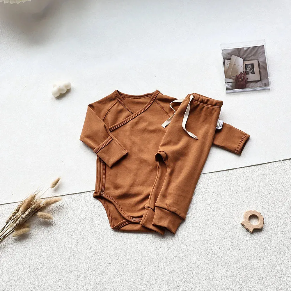 Cotton Baby Bodysuit with Option Pants