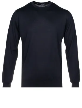 Crew Neck Knitwear Navy