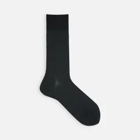 Damier Pattern Socks - Charcoal grey - by Tabio