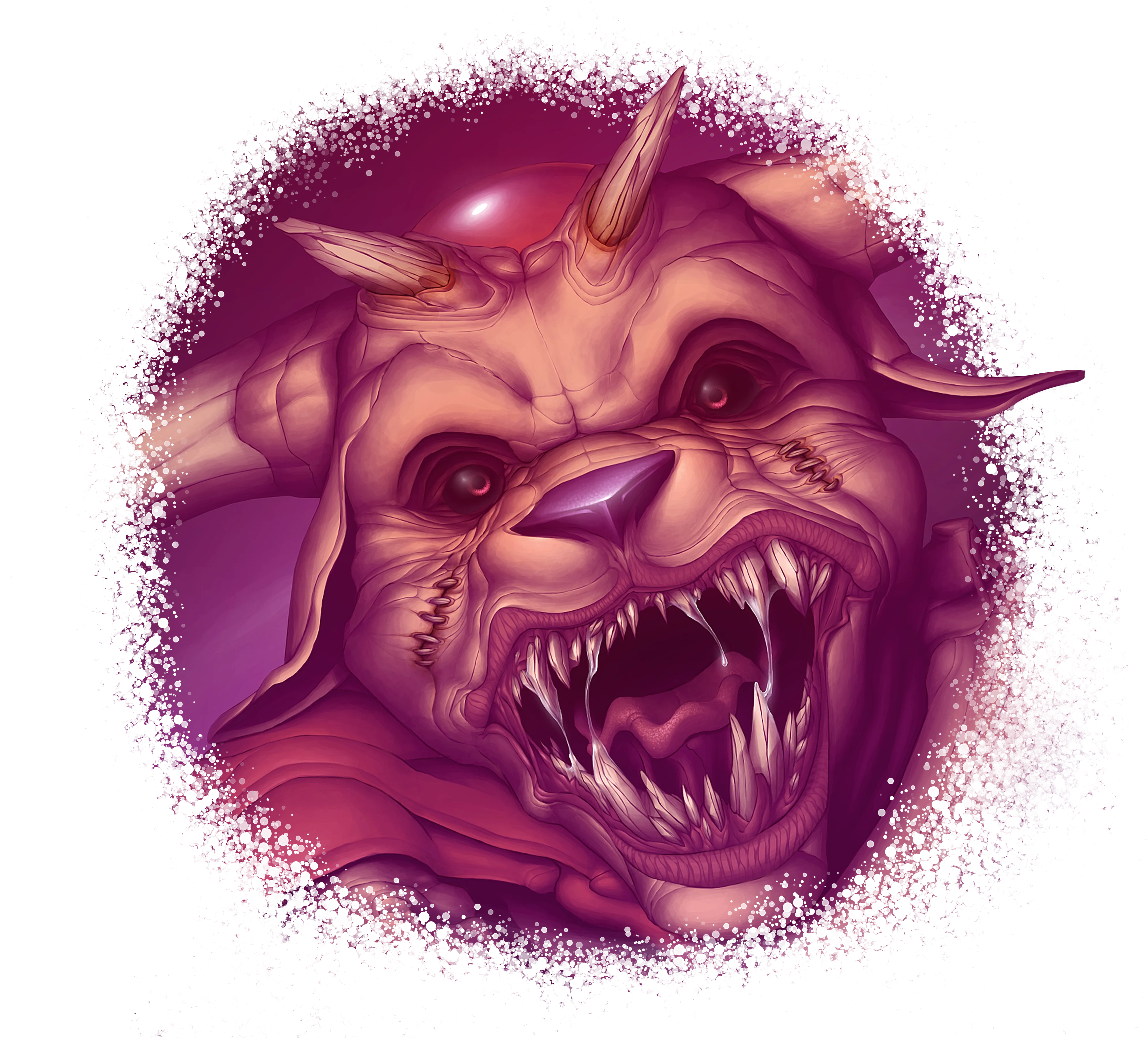 Dante Demon Face by RykyRamirez -  ALL OVER T-Shirt