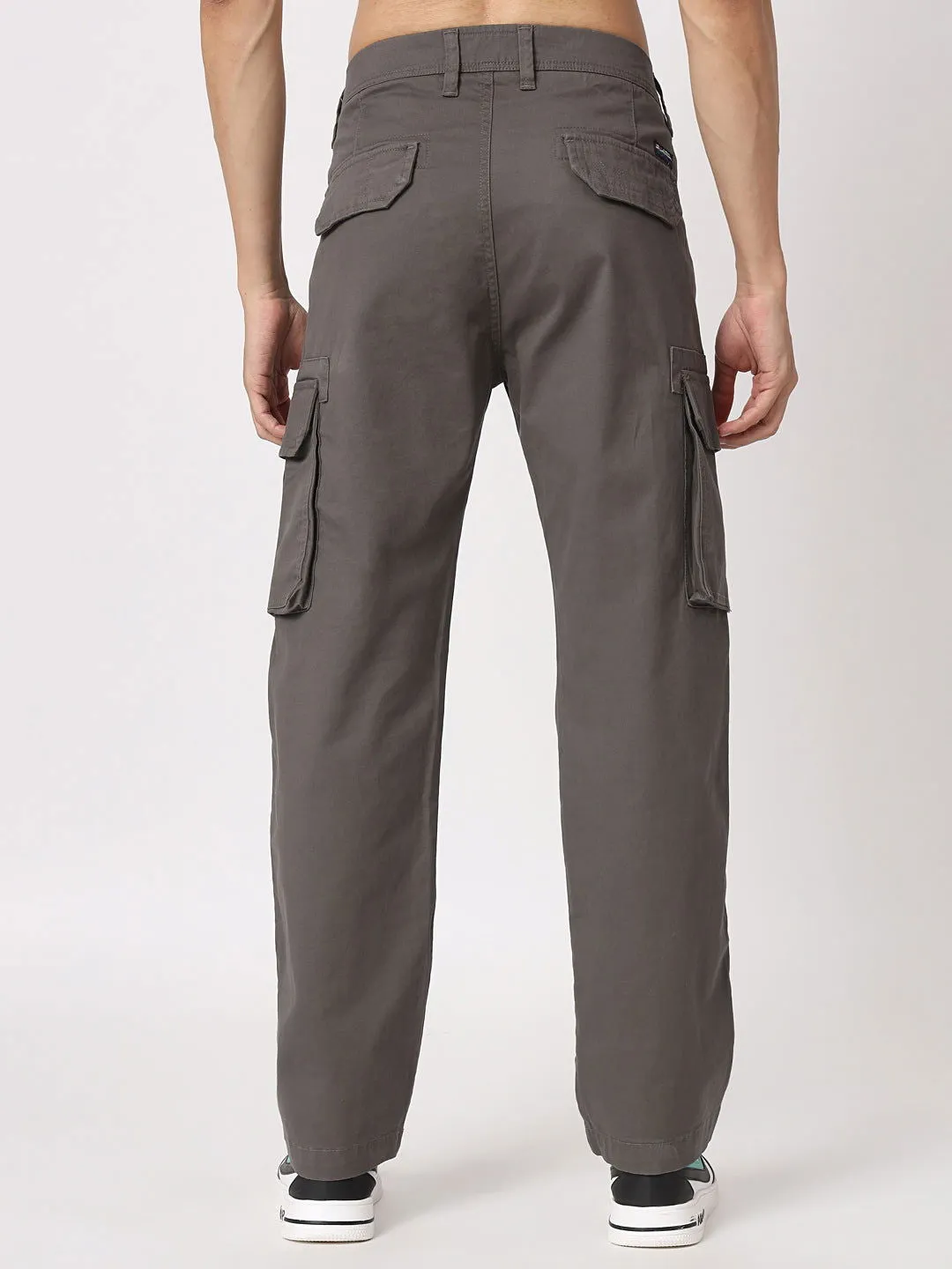 Dark grey straight fit