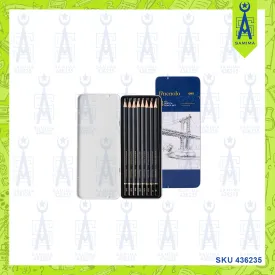DELI C26 FINENOLO SKETCH PENCILS ASST 8'S / TIN