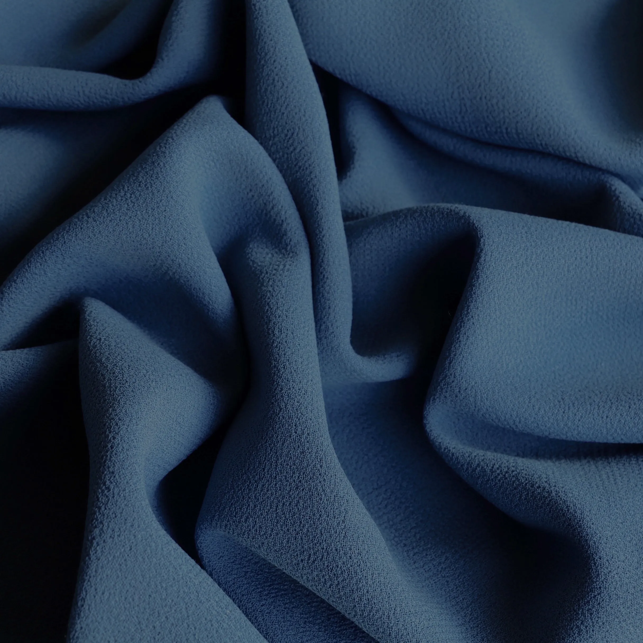 Doppio Crepe Storm Blue