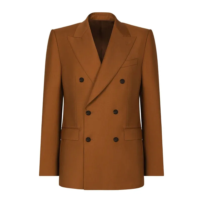 Double-breasted British Style Business Blazer