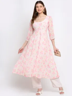 English Rose Anarkali Kurti