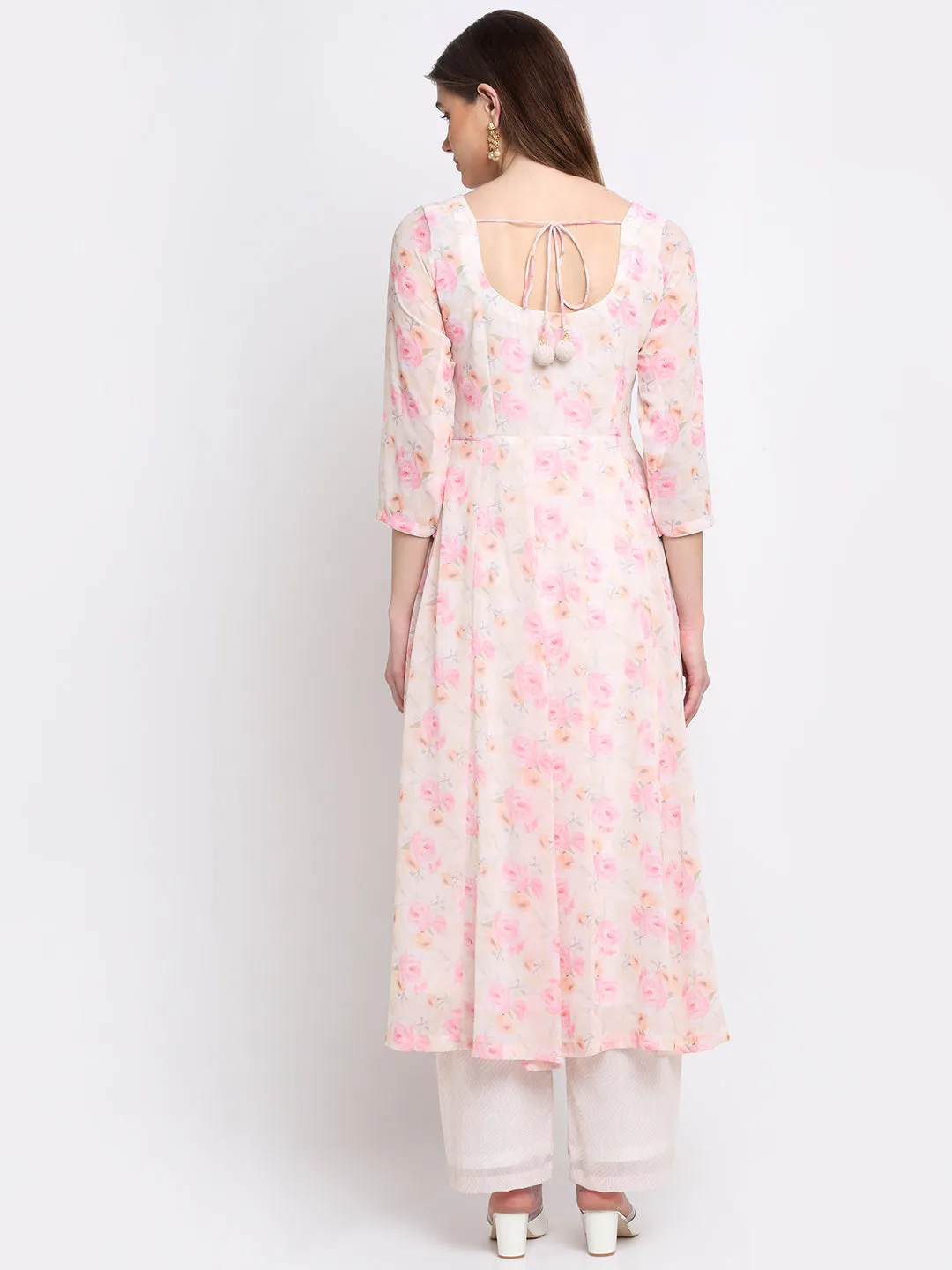 English Rose Anarkali Kurti