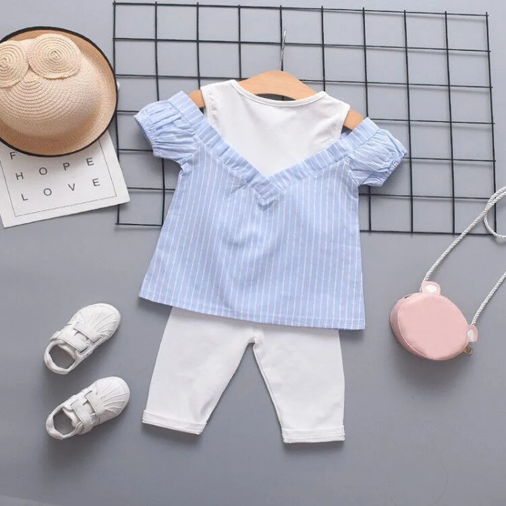 Fashion Children Clothes Toddler Kids Baby Girls