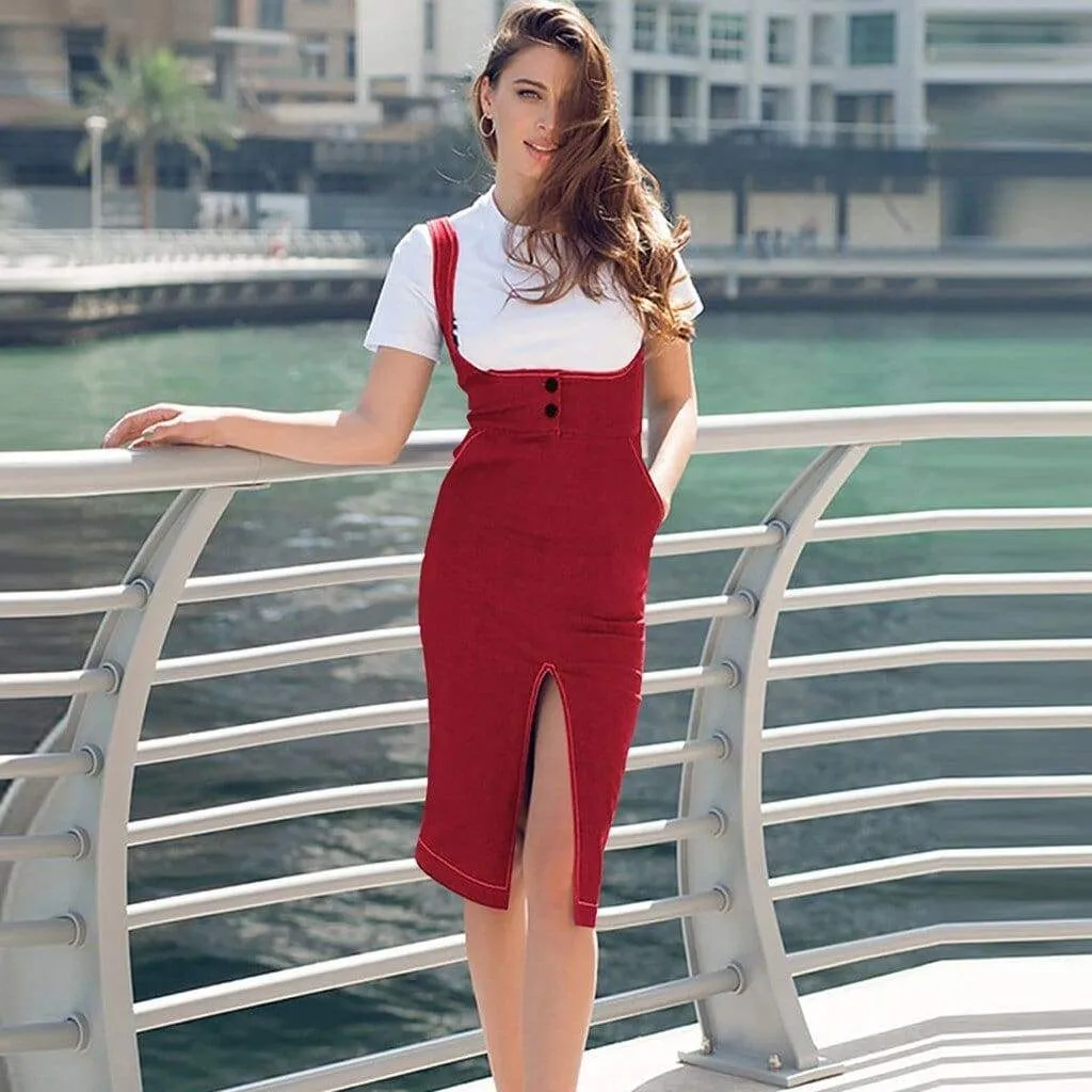 FashionSierra - New dress Women's Casual Spaghetti Strap Dress