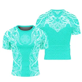 Fenrir Mount Of Odin Short Sleeve Rash Guard