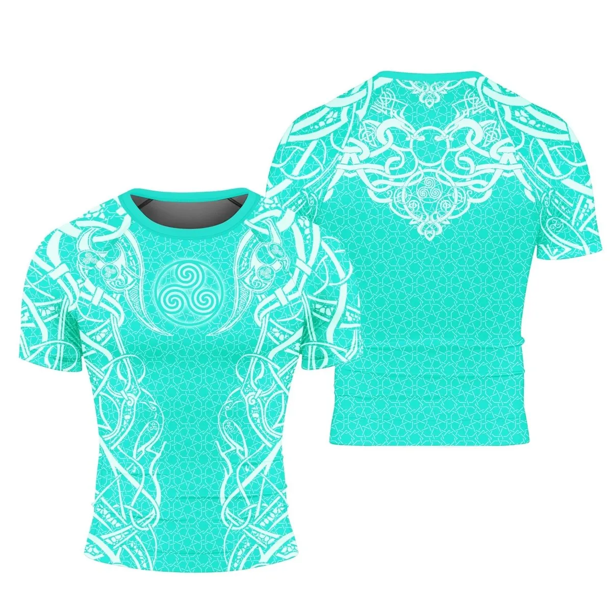 Fenrir Mount Of Odin Short Sleeve Rash Guard