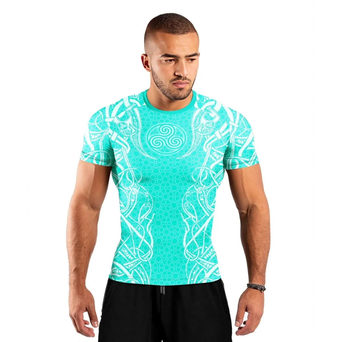 Fenrir Mount Of Odin Short Sleeve Rash Guard