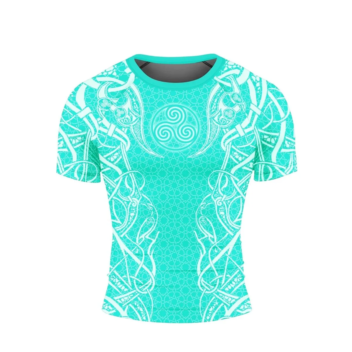 Fenrir Mount Of Odin Short Sleeve Rash Guard
