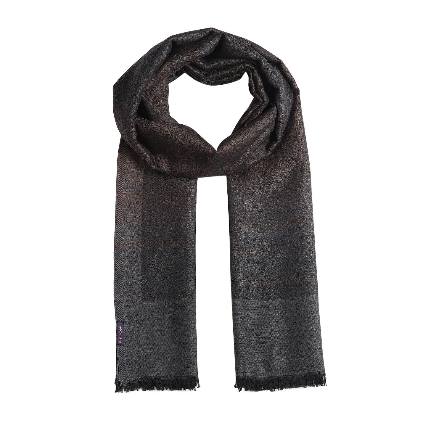 Floral Tree Animal Woolen Shawl