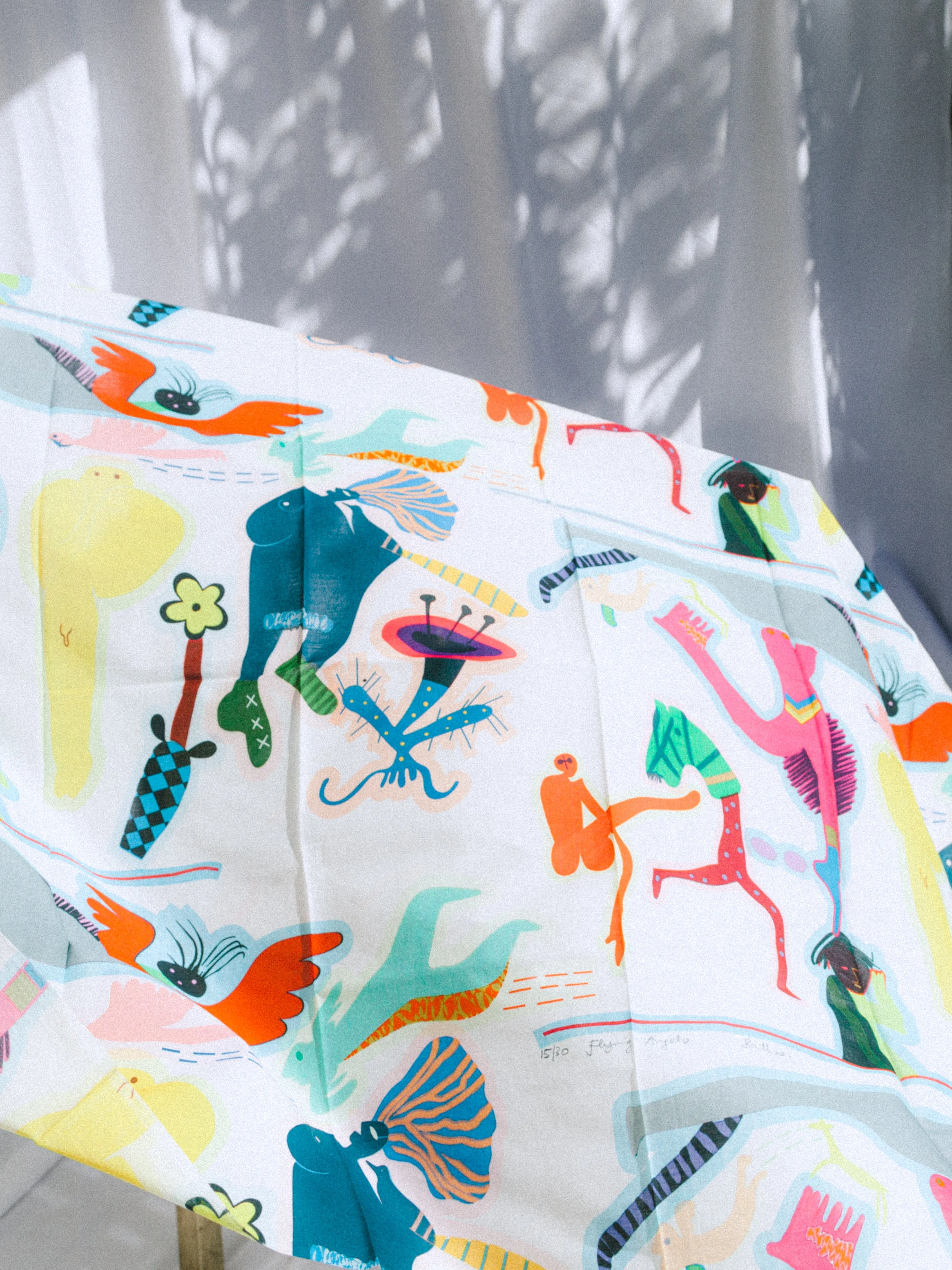 Flying Angels Cotton Sarong / Shawl