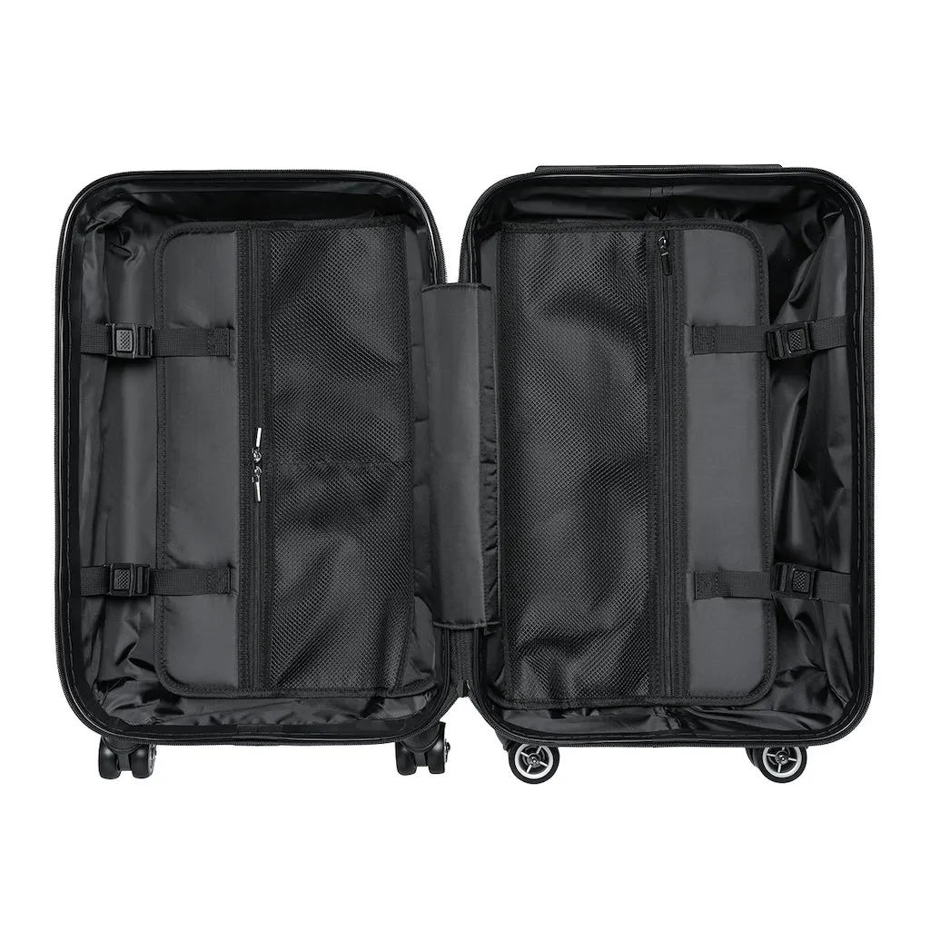 Green Camo Print Suitcases, Army Military Camouflaged Print Designer Suitcase Luggage (Small, Medium, Large)