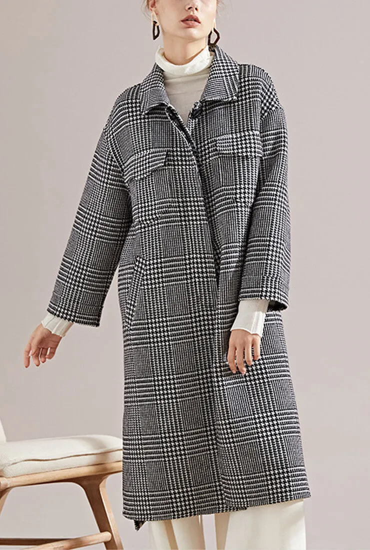 Hand Stitched Reversible Wool British Style Coat