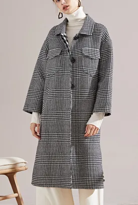 Hand Stitched Reversible Wool British Style Coat