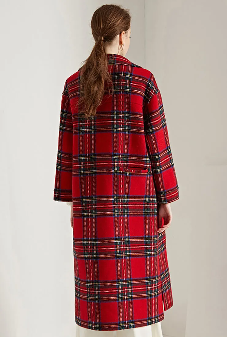 Hand Stitched Reversible Wool British Style Coat