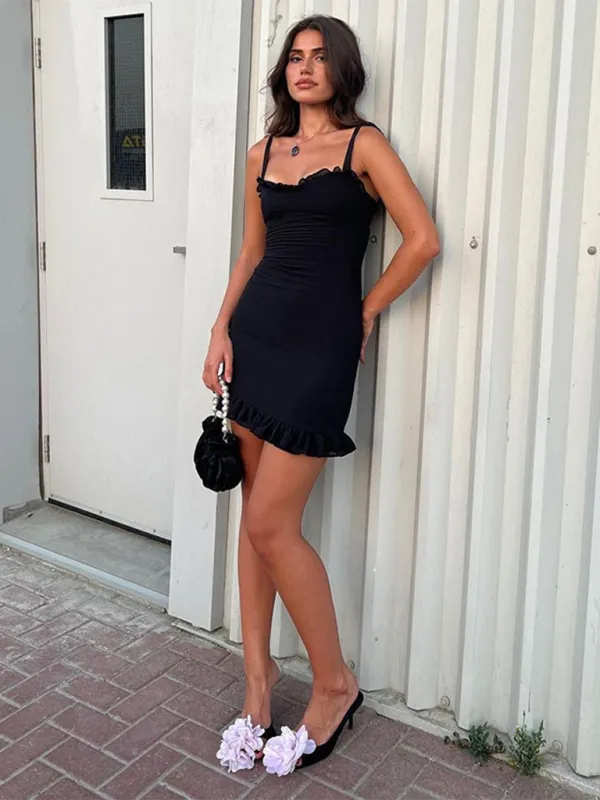 Haven New Women Fashion Slim Waist Casua Dress