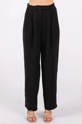 Hazel Blues® |  GeeGee High-Waisted Pleated Pants
