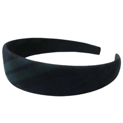 Headband "Classic Navy/Evergreen" "Blackwatch" Plaid #79 Padded