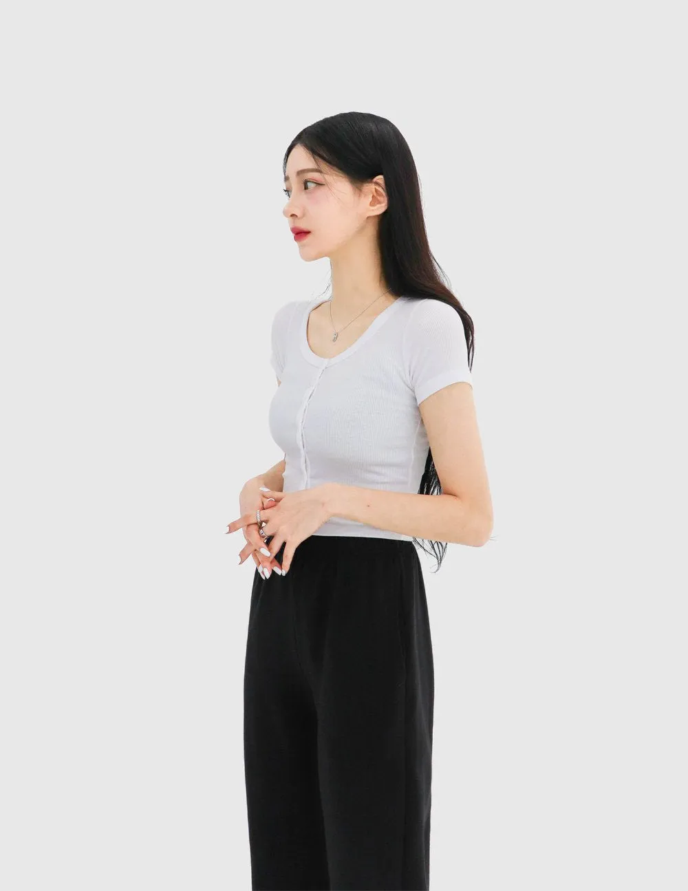 High-Waisted Sweat Pants CA28