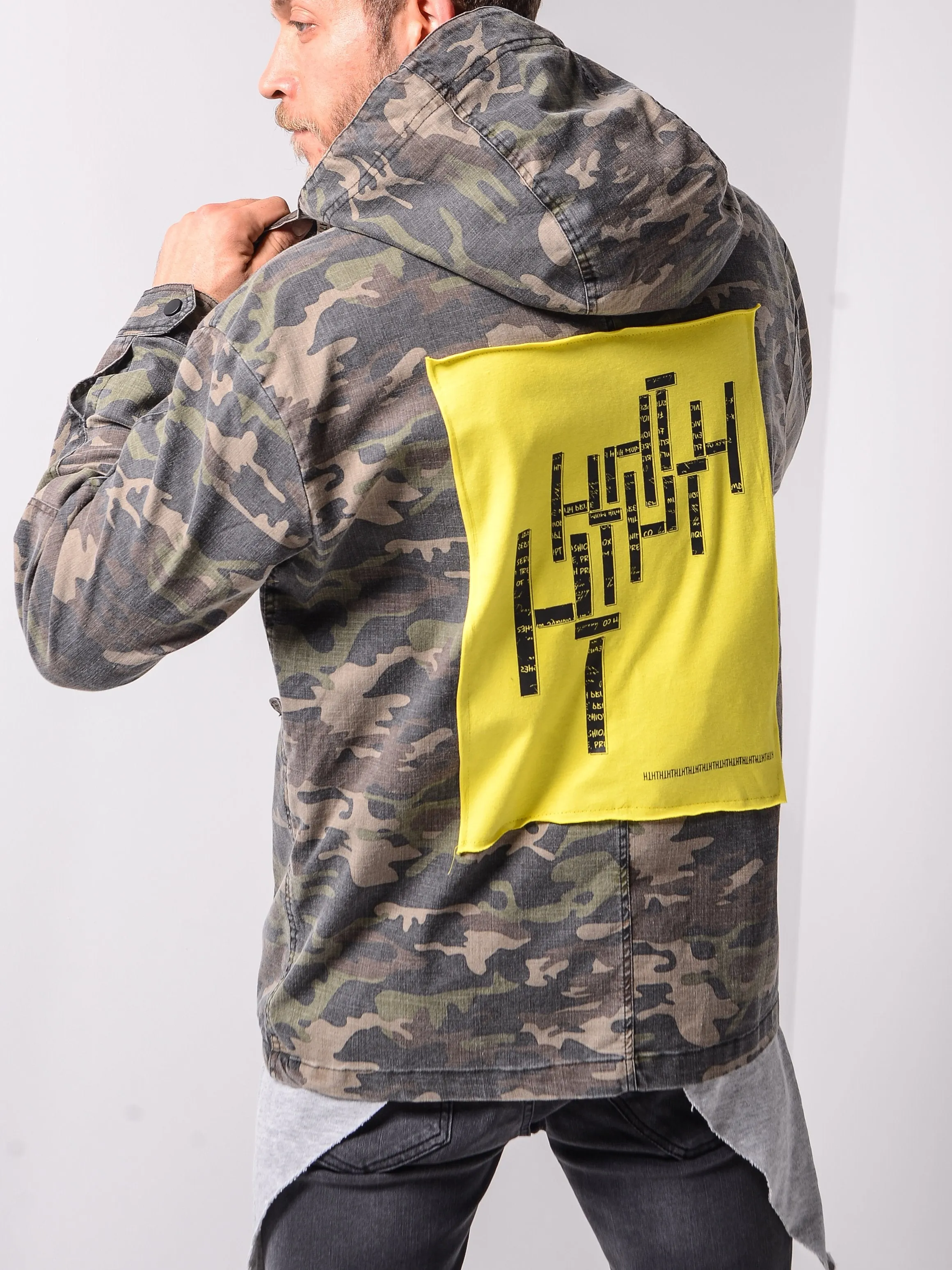 Hooded Camouflage Jacket