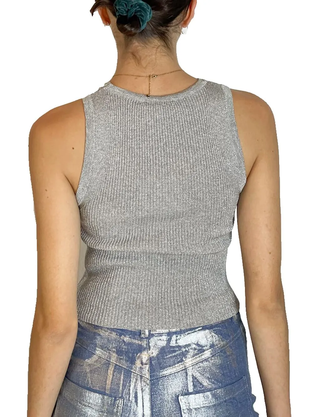 Knitwear Lurex - Argento