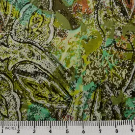 Leaf Graphic Paisley Cotton Print