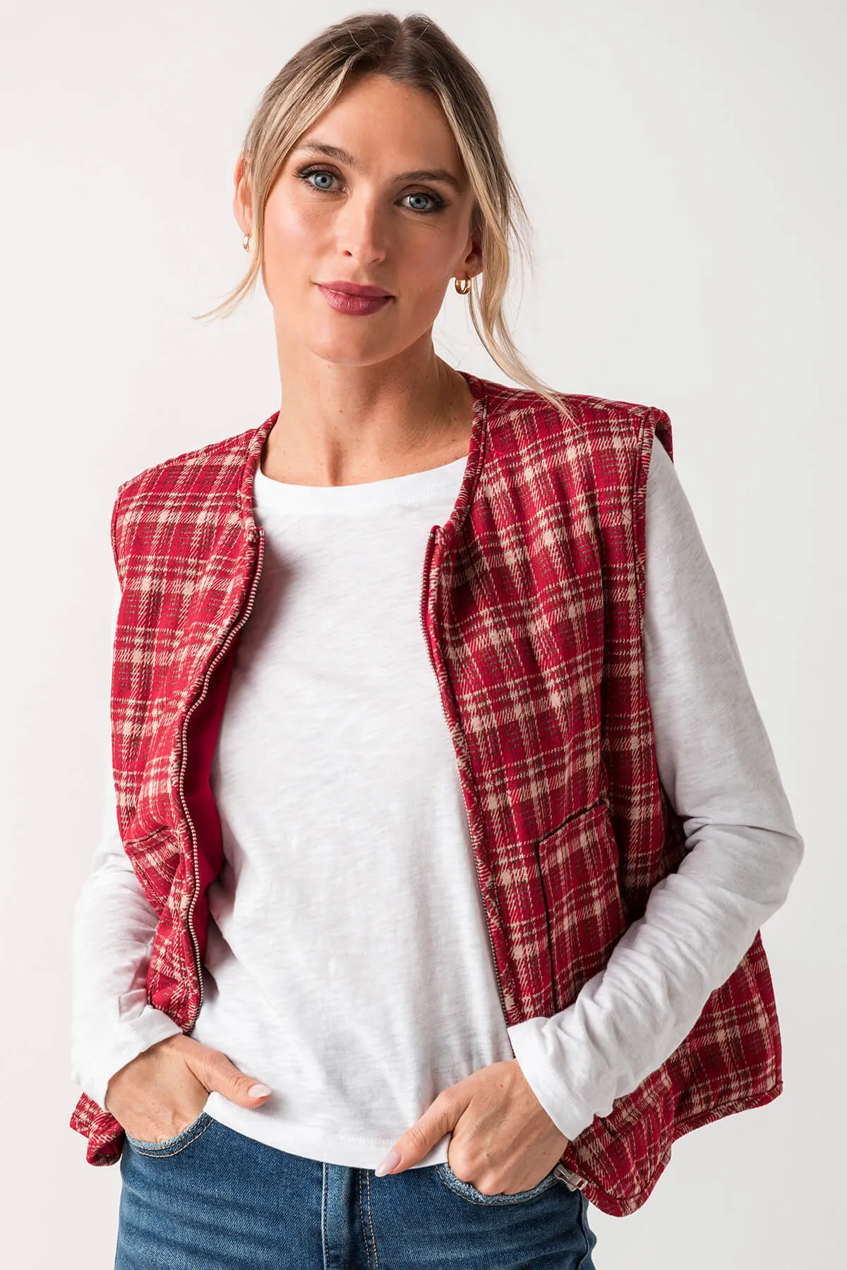 Lelis Round Neck Boxy Vest