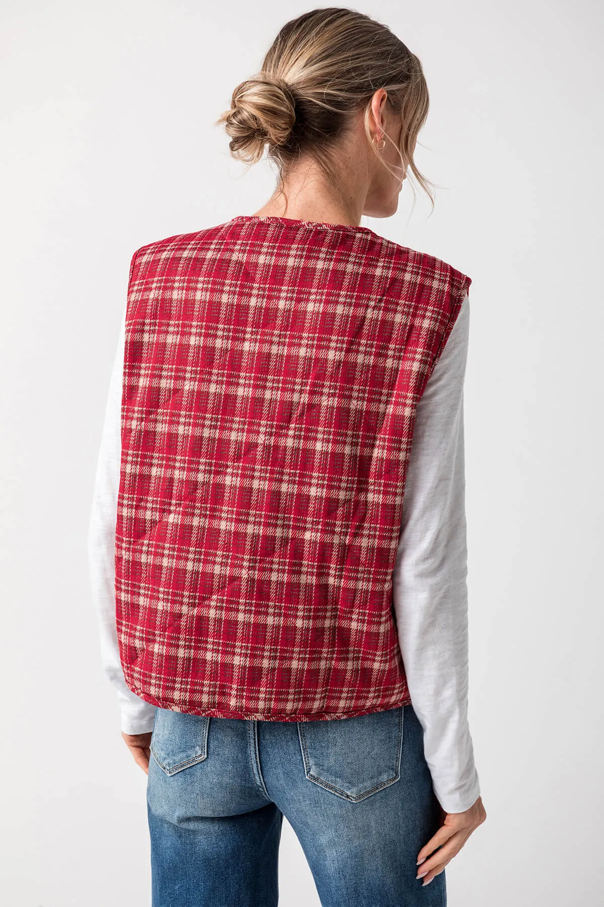Lelis Round Neck Boxy Vest