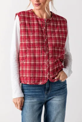 Lelis Round Neck Boxy Vest